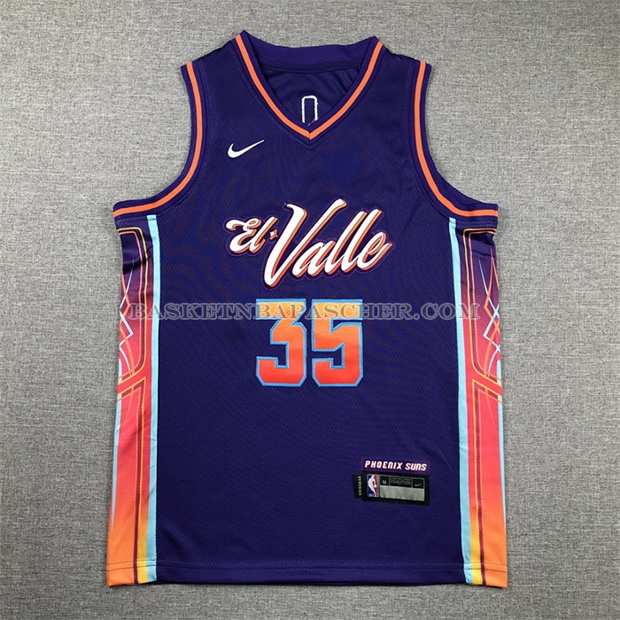 Maillot Enfant Phoenix Suns Kevin Durant NO 35 Ville 2023-24 Volet